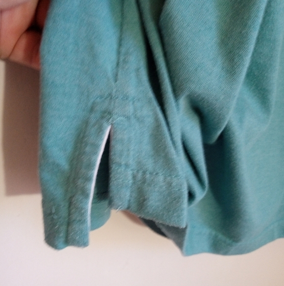 Izod blue striped polo shirt men size large GUC - Picture 5 of 7